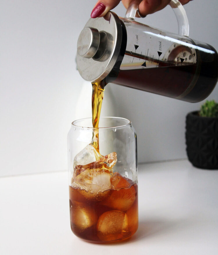 How to make iced coffee with french press