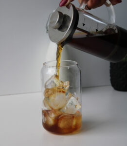 Combining the Cold Brew and Milk