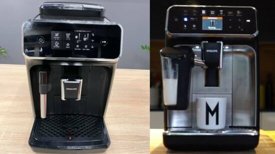 Comparing LatteGo 3200 vs 5400 Coffee Machines